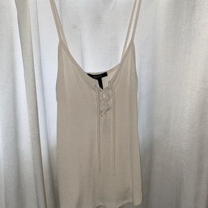 Cute cream tank top